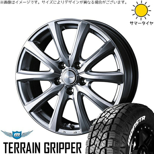 モンスタタイヤ テレーングリッパー 225/60R18 ＋ ジョーカー スマッシュ メタリックシルバー 18インチ 8J +45 5H114.3P サマー・ホイール4本セット。1枚目。