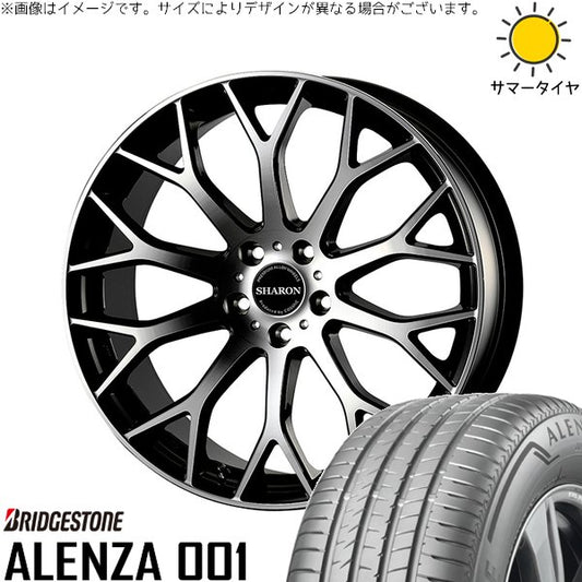 ブリヂストン アレンザ001 (ALENZA001) 235/55R20 ＋ ヴェネルディ シャロン ブラックポリッシュ 20インチ 8.5J +38 5H114.3P サマー・ホイール4本セット。1枚目。