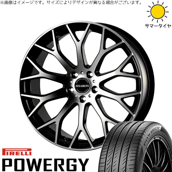 ピレリ パワジー 235/60R18 ＋ ヴェネルディ シャロン ブラックポリッシュ 18インチ 7.5J +38 5H114.3P サマー・ホイール4本セット。1枚目。