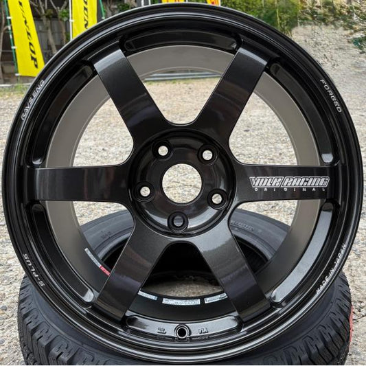 在庫有 レイズ ボルクレーシング TE37 SAGA S-plus 18インチ 9.5J +45 5/120 ダイヤモンドダークガンメタ 06448954521MM 4本セット 正規品