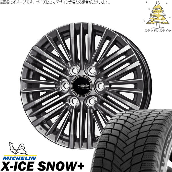 ミシュラン エックスアイス スノー+ 275/65R18 ＋ テイラー TL1 ハイパーメタルブラック 18インチ 8J +50 6H139.7P スタッドレス・ホイール4本セット。1枚目。
