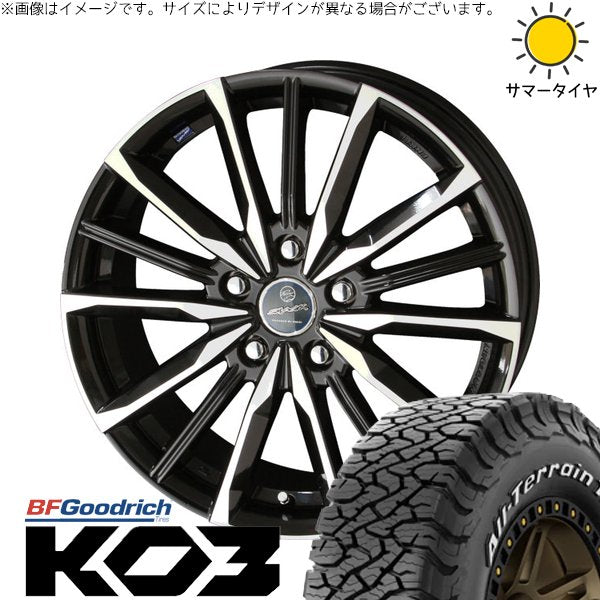 BFグッドリッチ オールテレーン T/A KO3 225/70R16 ＋ スマック ヴァルキリー サファイアブラックポリッシュ 16インチ 6.5J +38 5H114.3P サマー・ホイール4本セット。1枚目。