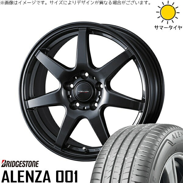 ブリヂストン アレンザ 001 235/55R19 ＋ ヴェルヴァ ワンダー ディープメタル 19インチ 7J +39 5H120P サマー・ホイール4本セット。1枚目。