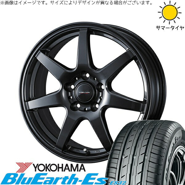 ヨコハマタイヤ ブルーアース ES32 235/50R18 ＋ ヴェルヴァ ワンダー ディープメタル 18インチ 7J +40 5H114.3P サマー・ホイール4本セット。1枚目。