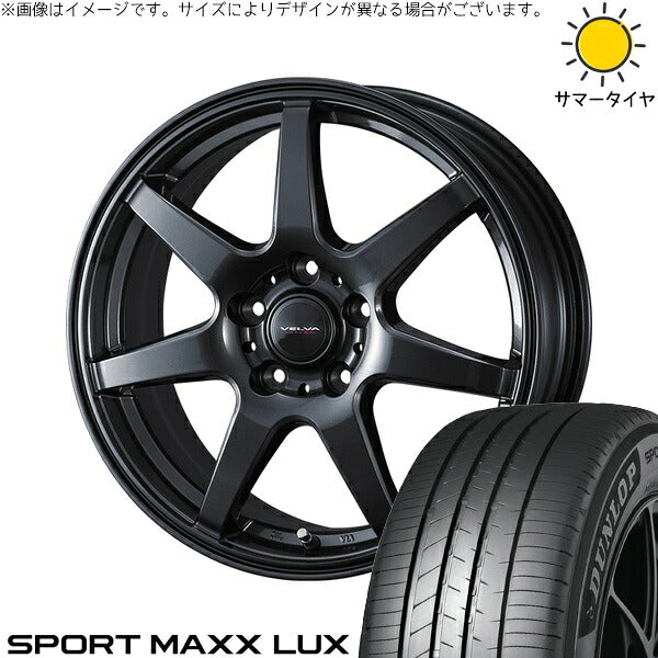 ダンロップ スポーツマックス LUX 245/40R18 ＋ ヴェルヴァ ワンダー ディープメタル 18インチ 8J +45 5H114.3P サマー・ホイール4本セット。1枚目。