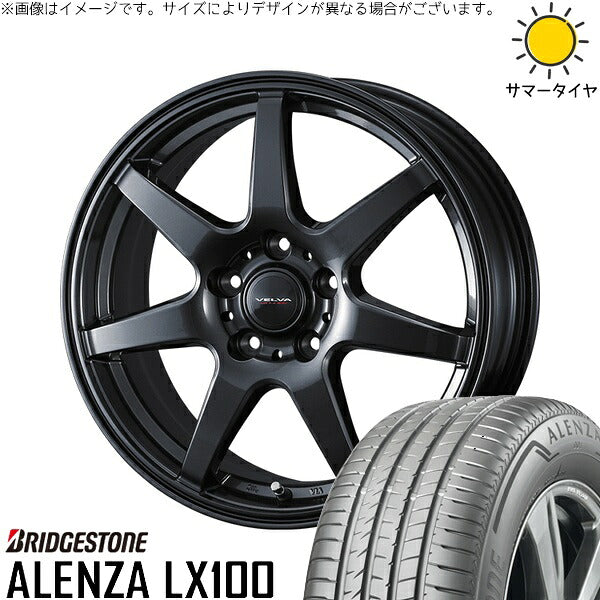 ブリヂストン アレンザ LX100 215/70R16 ＋ ヴェルヴァ ワンダー ディープメタル 16インチ 6.5J +47 5H114.3P サマー・ホイール4本セット。1枚目。