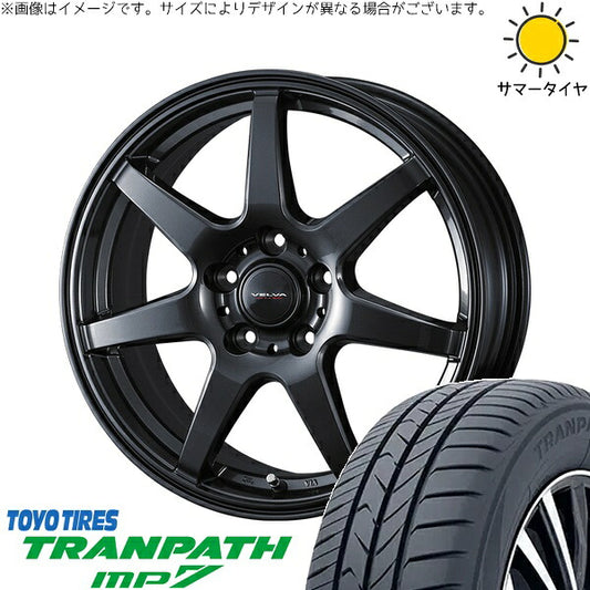 トーヨータイヤ トランパス MP7 225/60R17 ＋ ヴェルヴァ ワンダー ディープメタル 17インチ 7J +53 5H114.3P サマー・ホイール4本セット。1枚目。