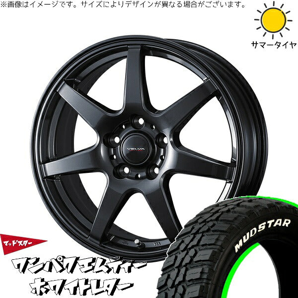 マッドスター ワンパクMT 225/60R18 ＋ ヴェルヴァ ワンダー ディープメタル 18インチ 8J +45 5H114.3P サマー・ホイール4本セット。1枚目。