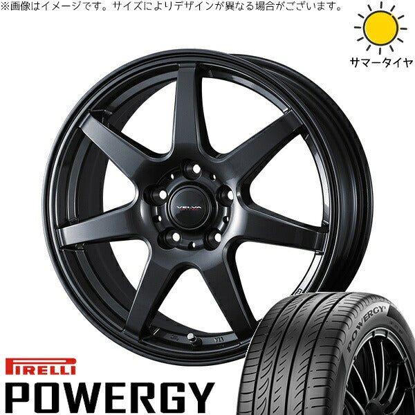 ピレリ パワジー 205/60R16 ＋ ヴェルヴァ ワンダー ディープメタル 16インチ 6.5J +53 5H114.3P サマー・ホイール4本セット。1枚目。