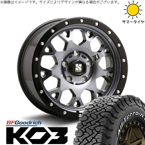 BFグッドリッチ オールテレーン T/A Ko3 (All-Terrain T/A Ko3) 225/70R16 ＋ エクストリームJ XJ04 グロスブラックミルド/スモーク 16インチ 7J +35 5H114.3P オールシーズン・ホイール4本セット。1枚目。