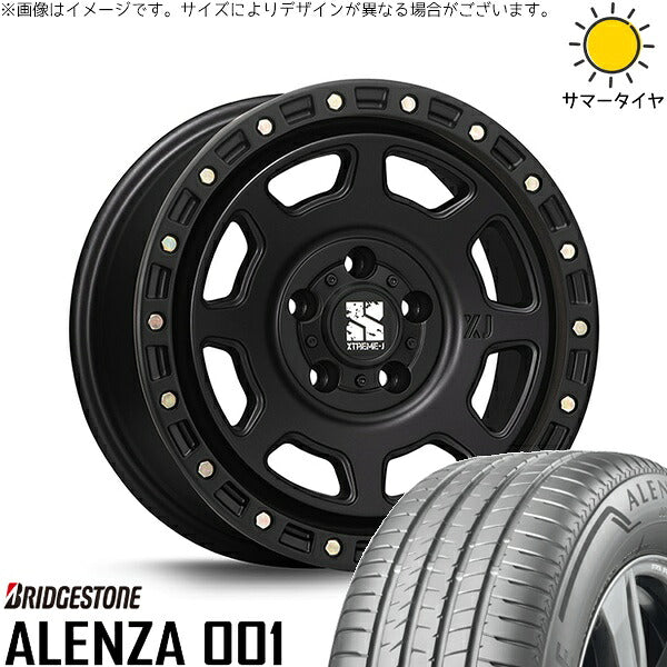 ブリヂストン アレンザ 001 265/70R17 ＋ エクストリームJ XJ07 サテンブラック 17インチ 8J +38 5H127P サマー・ホイール4本セット。1枚目。