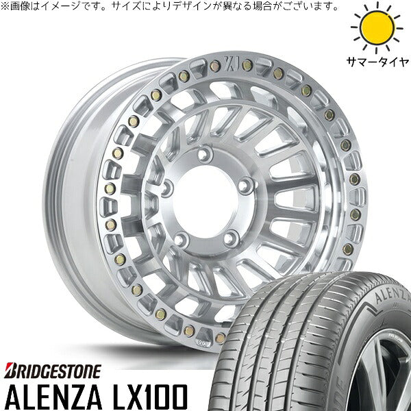 ブリヂストン アレンザ LX100 215/70R16 ＋ XTREME-J XJ08 グロスマシンド 16インチ 5.5J +20 5H139.7P サマー・ホイール4本セット。1枚目。