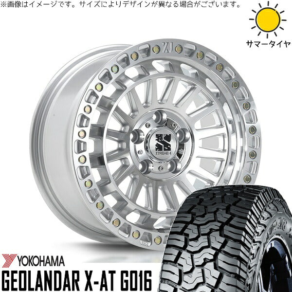 ヨコハマタイヤ ジオランダー X-AT G016 215/65R16 ＋ XTREME-J XJ08 グロスマシンド 16インチ 7J +35 5H114.3P サマー・ホイール4本セット。1枚目。