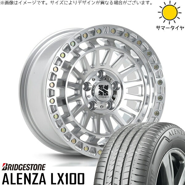 ブリヂストン アレンザ LX100 215/70R16 ＋ XTREME-J XJ08 グロスマシンド 16インチ 7J +35 5H114.3P サマー・ホイール4本セット。1枚目。
