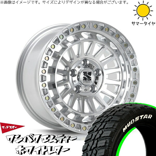 マッドスター ワンパクMT (WANPAKU M/T) 235/70R16 ＋ エクストリームJ XJ08 グロスマシンド 16インチ 7J +35 5H114.3P サマー・ホイール4本セット。1枚目。