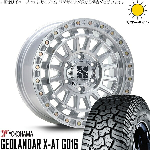 ヨコハマタイヤ ジオランダー X-AT G016 275/65R18 ＋ XTREME-J XJ08 グロスマシンド 18インチ 8J +50 6H139.7P サマー・ホイール4本セット。1枚目。