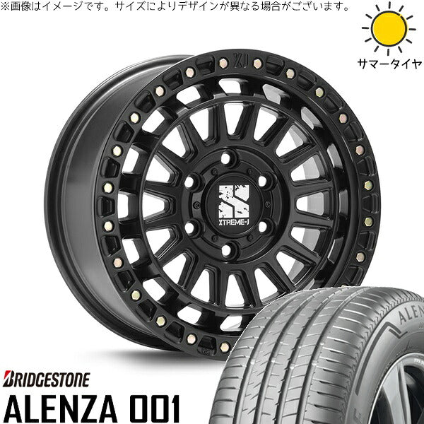 ブリヂストン アレンザ 001 265/70R17 ＋ XTREME-J XJ08 サテンブラック 17インチ 8J +50 6H139.7P サマー・ホイール4本セット。1枚目。